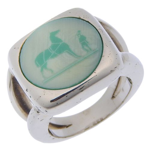 Silver 925 Band Ring (Pre-Owned) - Hermes - Modalova
