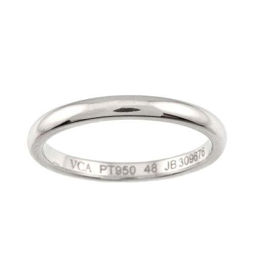 Platinum 950 Band Ring (Pre-Owned) - Van Cleef & Arpels - Modalova