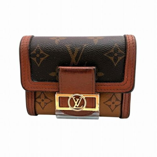 Monogram Reverse Leather Wallet (Tri-Fold) (Pre-Owned) - Louis Vuitton - Modalova