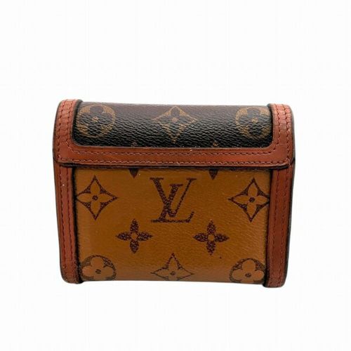 Monogram Reverse Leather Wallet (Tri-Fold) (Pre-Owned) - Louis Vuitton - Modalova