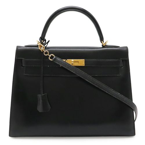 Box Calf Leather Handbag (Pre-Owned) - Hermes - Modalova