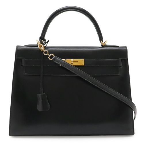 Box Calf Leather Handbag (Pre-Owned) - Hermes - Modalova