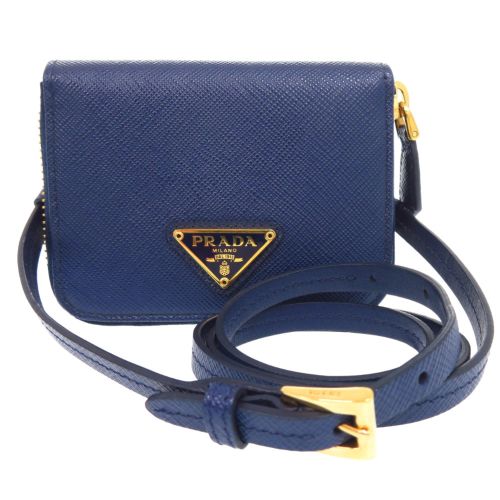 Leather Chain/Shoulder Wallet (Pre-Owned) - Prada - Modalova
