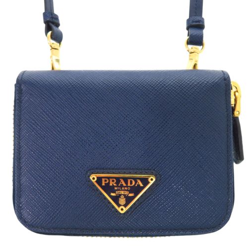Leather Chain/Shoulder Wallet (Pre-Owned) - Prada - Modalova