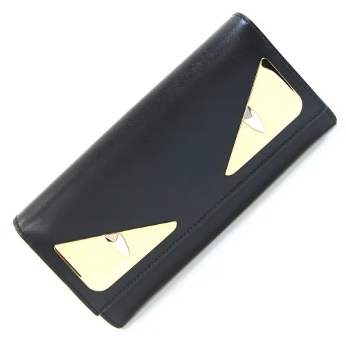 Leather Long Wallet (Bi-Fold) (Pre-Owned) - Fendi - Modalova
