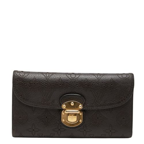 Monogram Leather Long Wallet (Tri-Fold) (Pre-Owned) - Louis Vuitton - Modalova