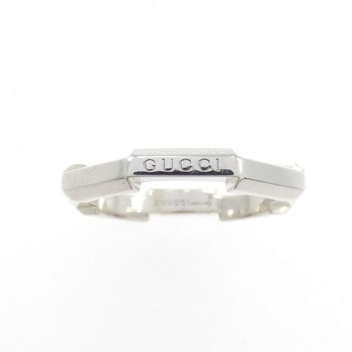White Gold (18K) Band Ring (Pre-Owned) - Gucci - Modalova