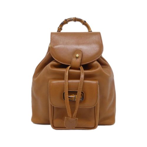 Leather Backpack (Pre-Owned) - Gucci - Modalova