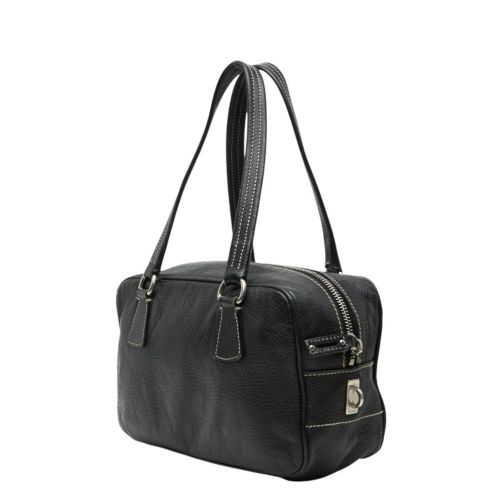 Leather Boston Bag Handbag (Pre-Owned) - Prada - Modalova