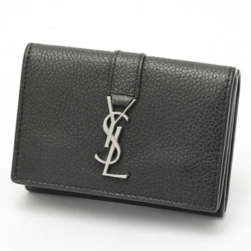 Leather Wallet (Tri-Fold) (Pre-Owned) - Saint Laurent - Modalova