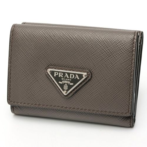 Leather Wallet (Tri-Fold) (Pre-Owned) - Prada - Modalova
