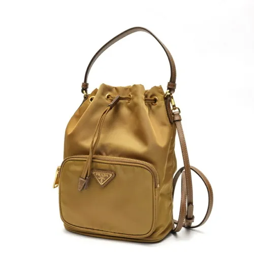 Nylon Leather Shoulder Bag (Pre-Owned) - Prada - Modalova