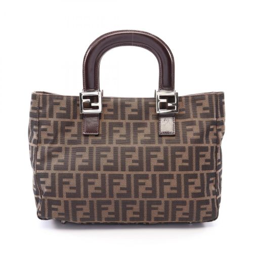 Canvas Leather Handbag Tote Bag (Pre-Owned) - Fendi - Modalova