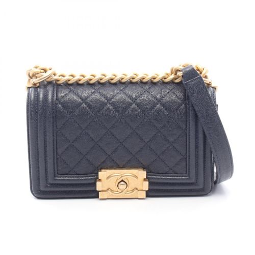 Boy Leather Handbag Shoulder Bag (Pre-Owned) - Chanel - Modalova