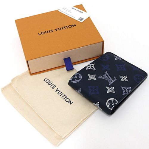 Monogram Shadow Monogram Shadow Leather Wallet (Bi-Fold) (Pre-Owned) - Louis Vuitton - Modalova