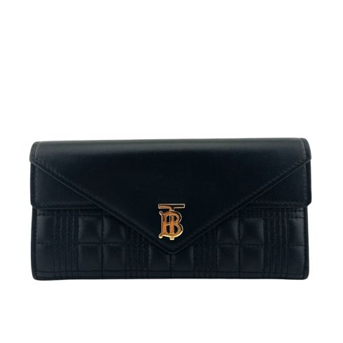 Leather Long Wallet (Bi-Fold) (Pre-Owned) - Burberry - Modalova