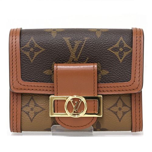 Monogram Reverse Light Monogram Reverse Monogram Canvas Leather Wallet (Tri-Fold) (Pre-Owned) - Louis Vuitton - Modalova