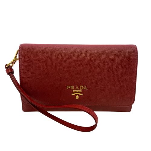 Saffiano Leather Wallet (Bi-Fold) (Pre-Owned) - Prada - Modalova