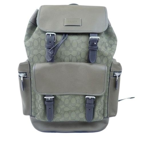 Canvas Leather Backpack (Pre-Owned) - Coach - Modalova