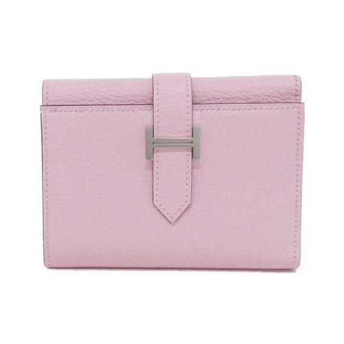 Chevre Leather Wallet (Tri-Fold) (Pre-Owned) - Hermes - Modalova