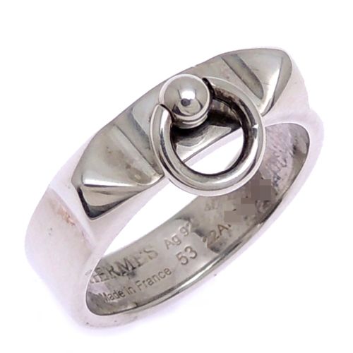Silver 925 Band Ring (Pre-Owned) - Hermes - Modalova