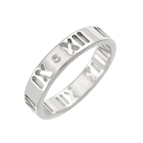 White Gold (18K) Band Ring (Pre-Owned) - Tiffany - Modalova