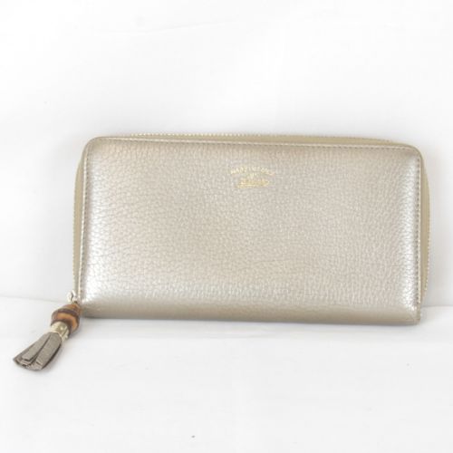 Leather Long Wallet (Bi-Fold) (Pre-Owned) - Gucci - Modalova