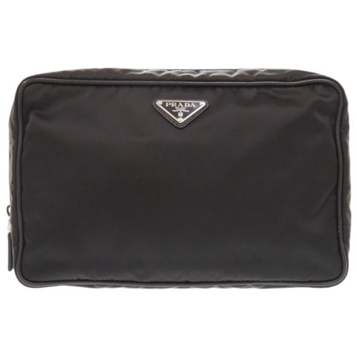 Prada Black Nylon Pouch (Pre-Owned) - Prada - Modalova