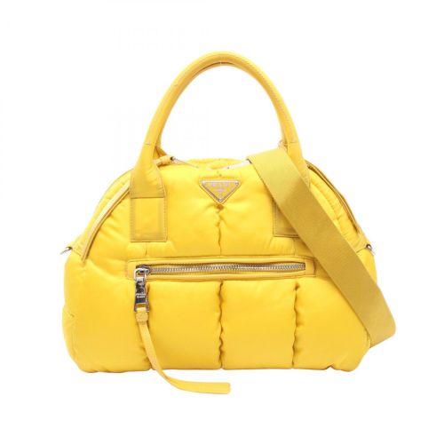 Nylon Leather Handbag (Pre-Owned) - Prada - Modalova