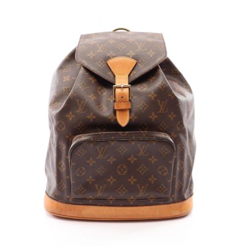 Coated Canvas Leather Backpack (Pre-Owned) - Louis Vuitton - Modalova