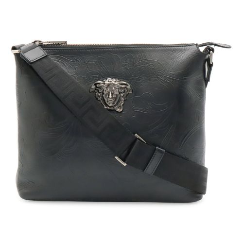 Leather Shoulder Bag (Pre-Owned) - Versace - Modalova