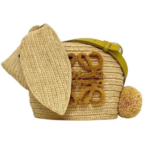 Raffia Shoulder Bag (Pre-Owned) - Loewe - Modalova