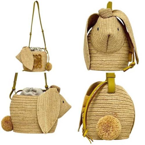 Raffia Shoulder Bag (Pre-Owned) - Loewe - Modalova