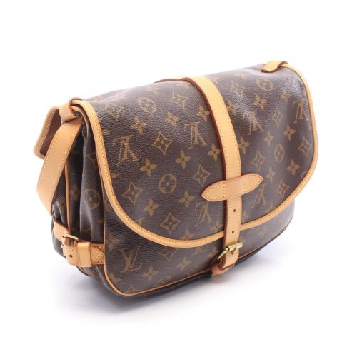 Monogram Coated Canvas Leather Shoulder Bag (Pre-Owned) - Louis Vuitton - Modalova