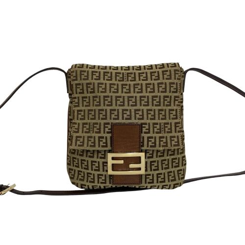 Canvas Leather Shoulder Bag (Pre-Owned) - Fendi - Modalova