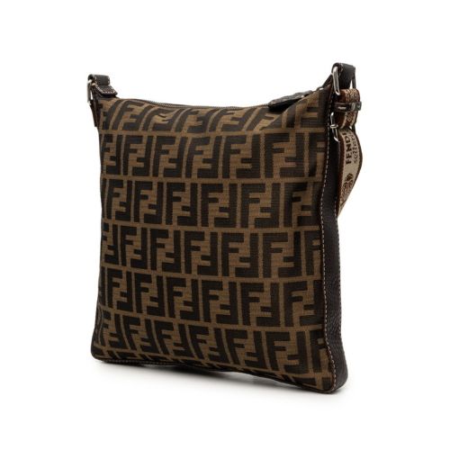 Leather Canvas Shoulder Bag (Pre-Owned) - Fendi - Modalova