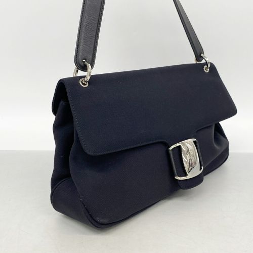 Canvas Shoulder Bag (Pre-Owned) - Salvatore Ferragamo - Modalova