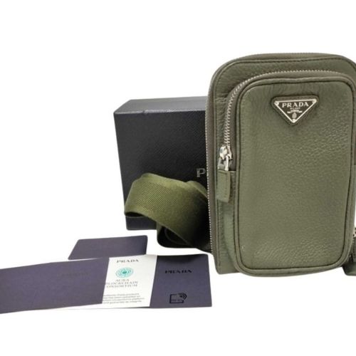 Leather Shoulder Bag (Pre-Owned) - Prada - Modalova