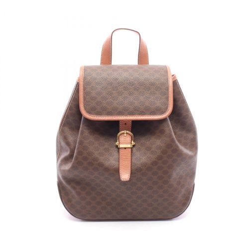 Coated Canvas Leather Backpack Handbag (Pre-Owned) - Celine - Modalova
