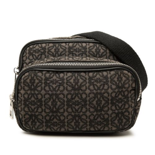 Canvas Leather Shoulder Bag (Pre-Owned) - Loewe - Modalova