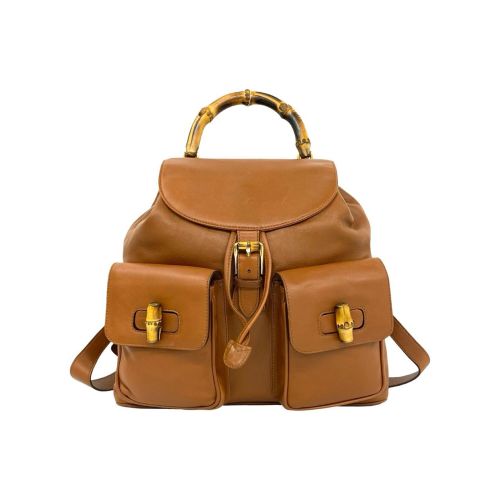 Leather Backpack (Pre-Owned) - Gucci - Modalova