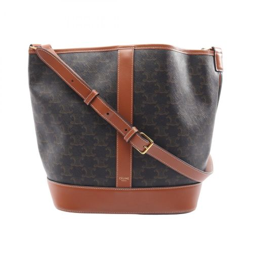 Coated Canvas Leather Handbag Shoulder Bag (Pre-Owned) - Celine - Modalova