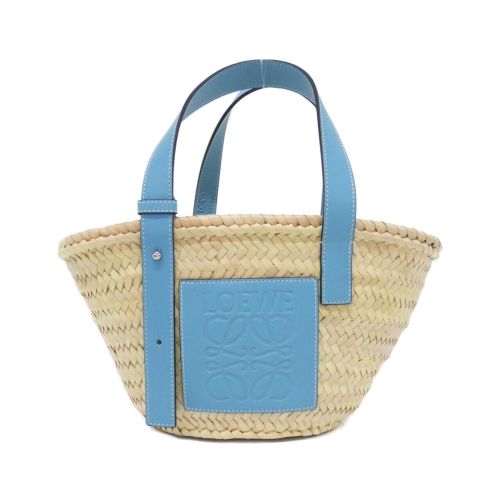 Raffia Leather Handbag (Pre-Owned) - Loewe - Modalova