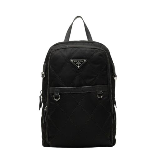 Nylon Leather Backpack (Pre-Owned) - Prada - Modalova