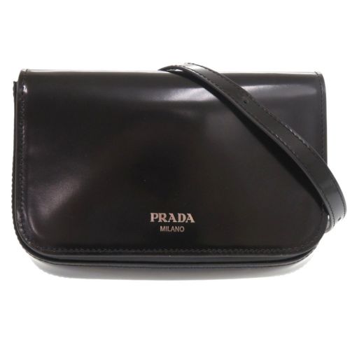 Leather Shoulder Bag (Pre-Owned) - Prada - Modalova