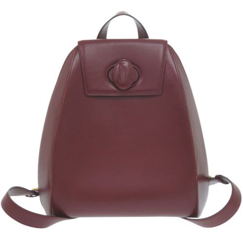 Leather Backpack (Pre-Owned) - Cartier - Modalova