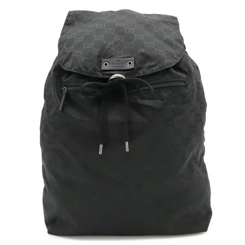 Nylon Leather Backpack (Pre-Owned) - Gucci - Modalova