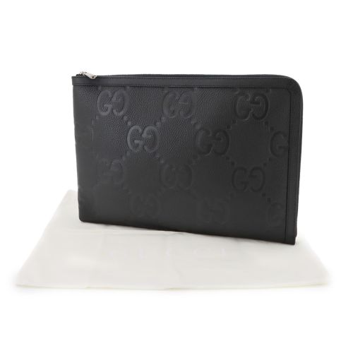 Leather Clutch Bag Document Case (Pre-Owned) - Gucci - Modalova
