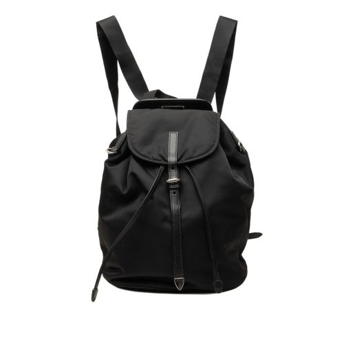 Nylon Leather Backpack (Pre-Owned) - Prada - Modalova