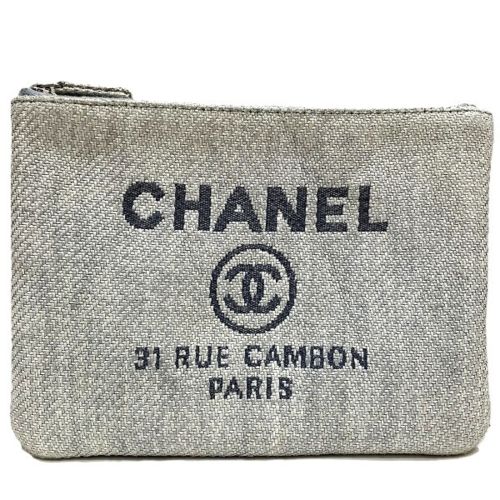 Raffia Handbag Pouch (Pre-Owned) - Chanel - Modalova